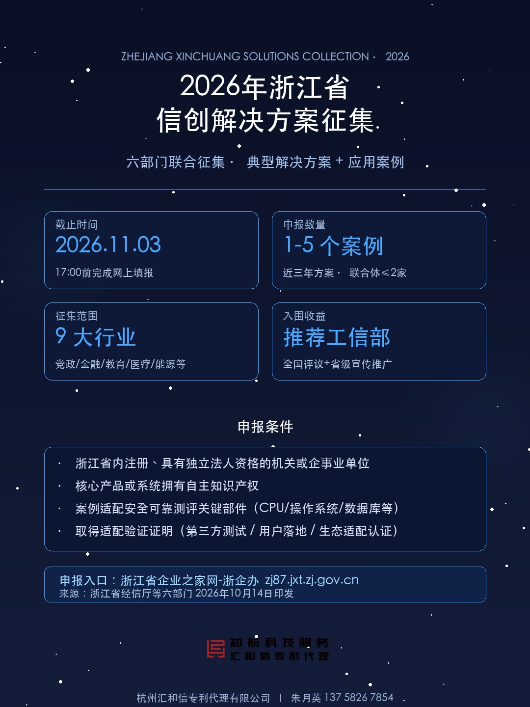 2026年浙江省信创解决方案征集申报要点设计图